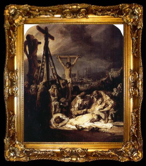 framed  REMBRANDT Harmenszoon van Rijn The Lamentation over the Dead Christ, ta009-2